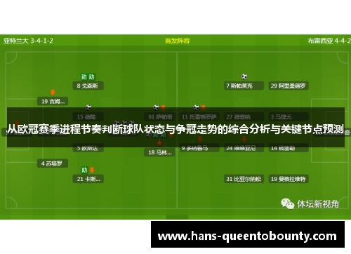从欧冠赛季进程节奏判断球队状态与争冠走势的综合分析与关键节点预测